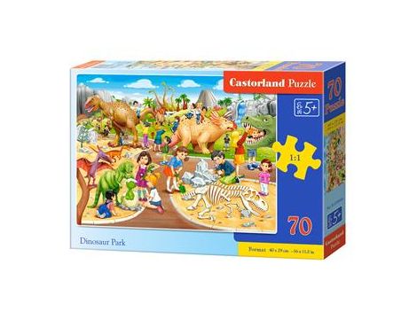 Puzzle Park Dinozaurów Castorland 70el