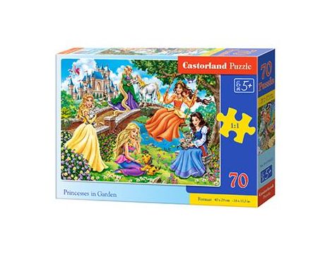 Puzzle Księżniczki W Ogrodzie Castorland 70el
