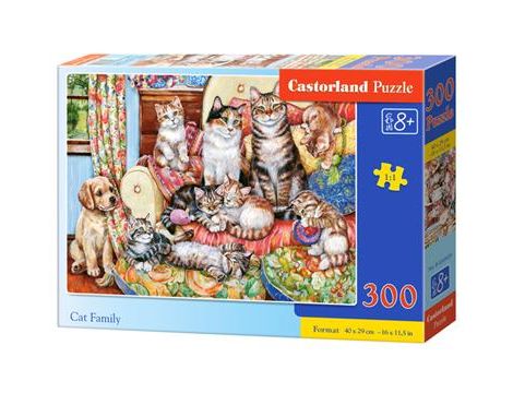 Puzzle Kocia Rodzina Castorland 300el