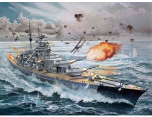 Model okrętu Battleship Bismarck Revell