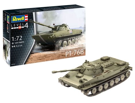 Model Czołgu PT-76B Revell