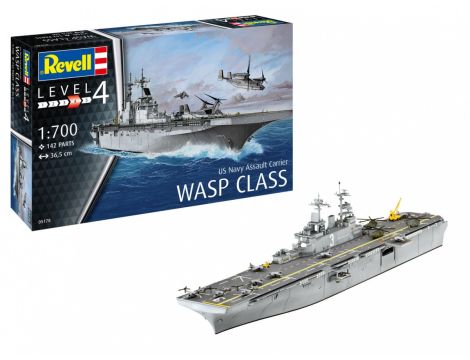 Model okrętu US Navy Assault Carrier Revell