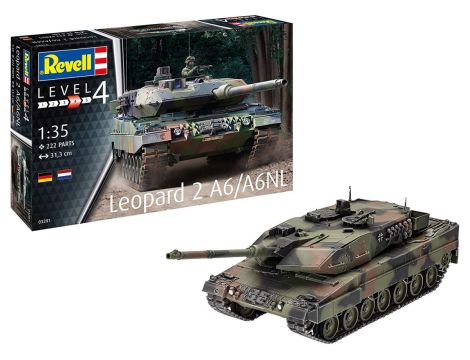 Model czołgu Leopard 2 A6/A6NL Revell