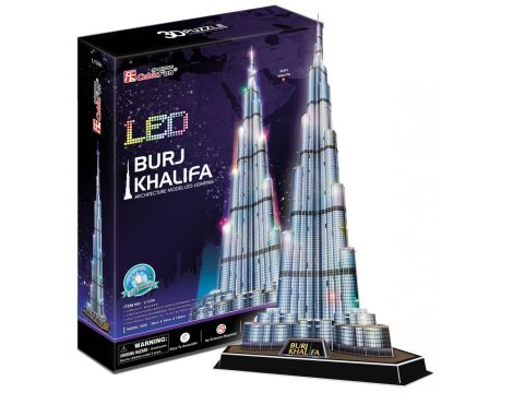 Puzzle 3D Burj Khalifa (Światło) od Cubic Fun