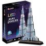 Puzzle 3D Burj Khalifa (Światło) od Cubic Fun - 2