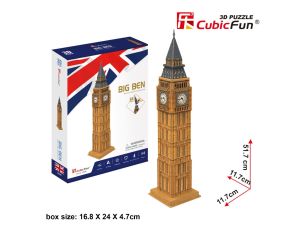 Puzzle 3D Zegar Big Ben Cubic Fun - image 2