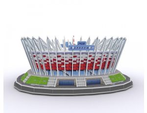 Puzzle 3D Stadion PGE Narodowy od Cubic Fun 105el - image 2