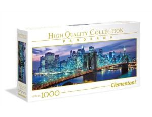 Puzzle Panorama High Quality New York Brooklyn Bridge Clementoni 1000el