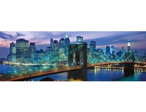 Puzzle Panorama High Quality New York Brooklyn Bridge Clementoni 1000el - image 2
