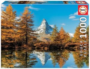Puzzle Góra Matterhorn Jesienią Educa 1000el