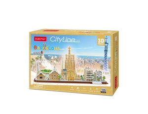 Puzzle 3D City Line Barcelona od Cubic Fun