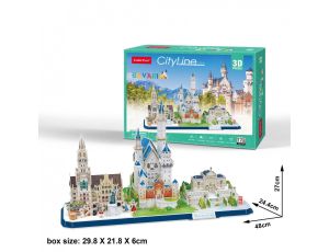 Puzzle 3D City Line Bawaria od Cubic Fun