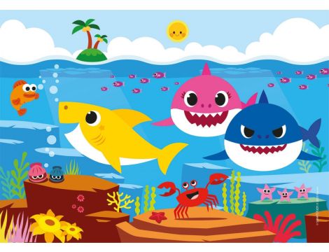 Puzzle 2x20 el Super kolor Baby Shark Clementoni - 2