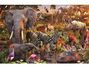 Puzzle Zwierzęta Afryki Ravensburger 3000el - image 2