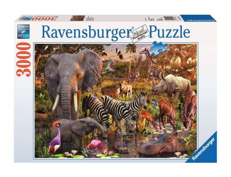 Puzzle Zwierzęta Afryki Ravensburger 3000el