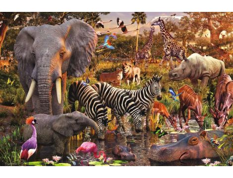 Puzzle Zwierzęta Afryki Ravensburger 3000el - 2