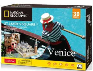 Puzzle 3D National Geographic Wenecja od Cubic Fun