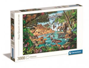 Puzzle 3000 el Africa Waterhole Clementoni