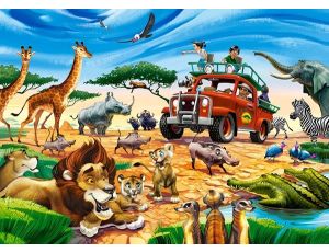 Puzzle Przygoda Na Safari Castorland 180el - image 2