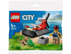 Klocki Poduszkowiec Ratowników Dzikich Zwierząt LEGO City