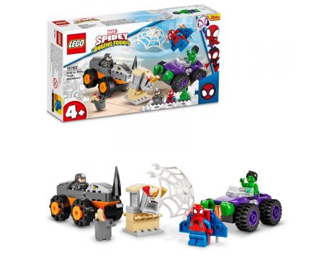 Klocki LEGO Super Heroes Hulk Kontra Rhino - Starcie Pojazdów 10782 - 9
