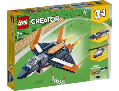 Klocki LEGO Creator Odrzutowiec naddźwiękowy 3 w 1 31126