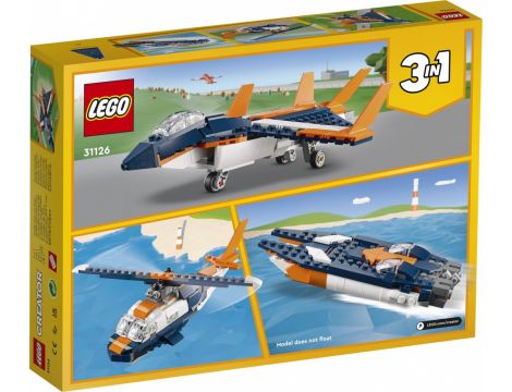 Klocki LEGO Creator Odrzutowiec naddźwiękowy 3 w 1 31126 - 3