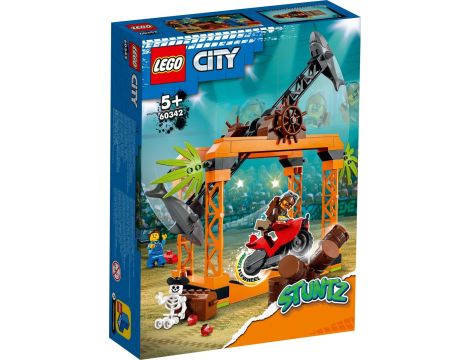 Klocki LEGO City 60342 Wyzwanie Kaskaderskie: Atak Rekina 60342