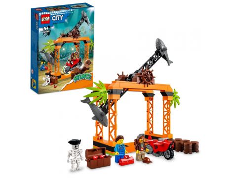 Klocki LEGO City 60342 Wyzwanie Kaskaderskie: Atak Rekina 60342 - 4