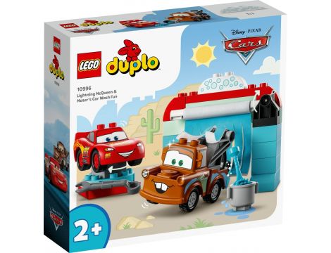 Klocki LEGO DUPLO Disney and Pixars Cars Zygzak McQueen i Złomek - Myjnia  10996