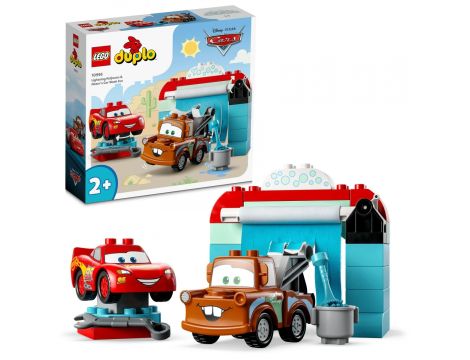 Klocki LEGO DUPLO Disney and Pixars Cars Zygzak McQueen i Złomek - Myjnia  10996 - 5