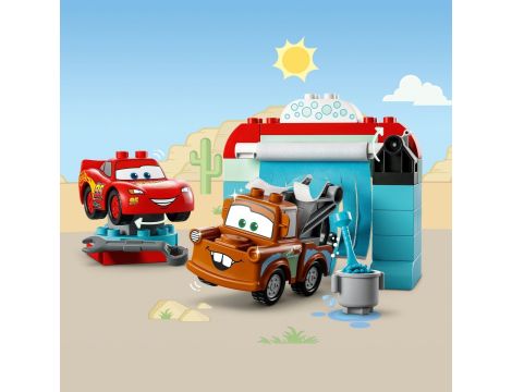 Klocki LEGO DUPLO Disney and Pixars Cars Zygzak McQueen i Złomek - Myjnia  10996 - 9