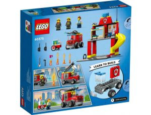 Klocki LEGO City Remiza Strażacka I Wóz Strażacki 60375 - image 2