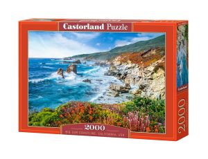 Puzzle Zatoka Big Sur Kalifornia Castorland 2000el