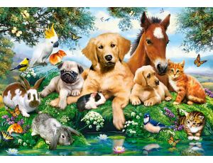 Puzzle Zwierzęta Letni Kumple Castorland 500el - image 2