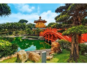 Puzzle Ogród Nan Lian Hongkong Castorland 1000el - image 2