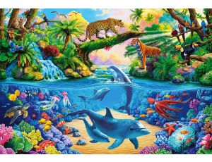 Puzzle Delfiny Dzika Natura Castorland 1000el - image 2