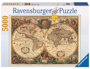 Puzzle Dawna Mapa Świata Ravensburger 5000el