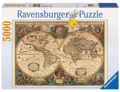 Puzzle Dawna Mapa Świata Ravensburger 5000el