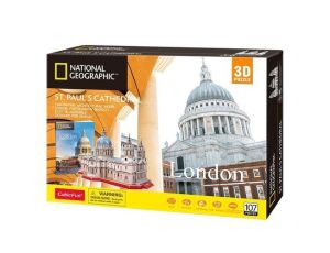 Puzzle 3D  National Geographic Katedra św. Pawła od Cubic Fun