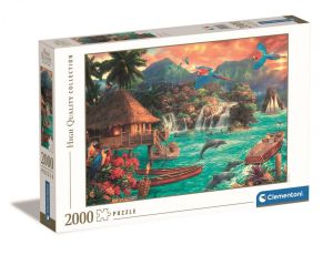 Puzzle High Quality Życie Na Wyspie Clementoni 2000el