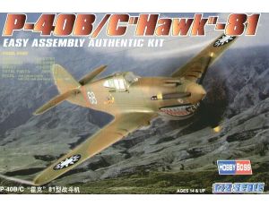 Model samolotu P-40B/C Hawk - 81 Hobby Boss