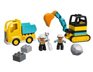 Klocki LEGO DUPLO Ciężarówka I Koparka Gąsienicowa 10931 - image 2