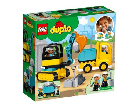 Klocki LEGO DUPLO Ciężarówka I Koparka Gąsienicowa 10931 - 5