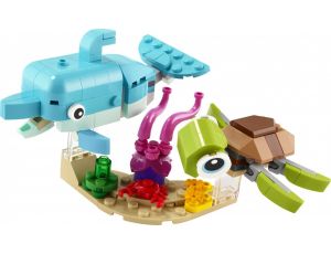 Klocki LEGO Creator Delfin i żółw 3 w 1 31128 - image 2