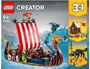 Klocki LEGO Creator Statek Wikingów I Wąż Z Midgardu 31132 - image 2