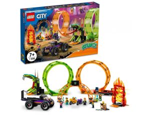 Klocki LEGO City Kaskaderska Arena Z Dwoma Pętlami 60339 - image 2