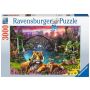 Puzzle Dzika Natura z Kwiatami Ravensburger 3000el - 2