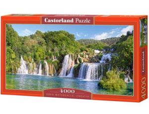 Puzzle Wodospady Krka Chorwacja Castor 4000el