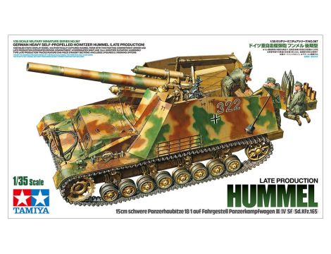 Model Działo Samobieżne Hummel Panzerhaubitze 18 Tamiya